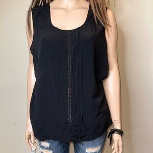 Avenue Black Sleeveless Lace Sz 30/32 5X